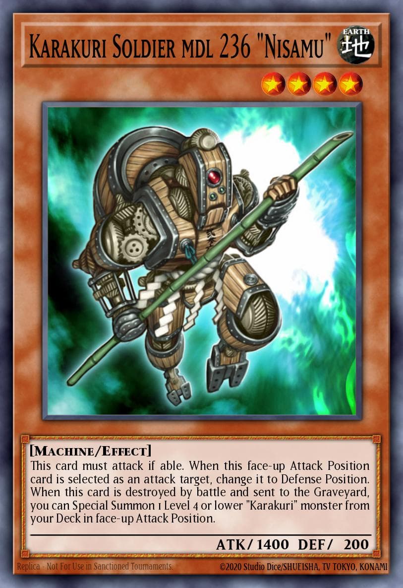 Karakuri Soldier mdl 236 "Nisamu" Starstrike Blast Sneak Peek Participation Card card