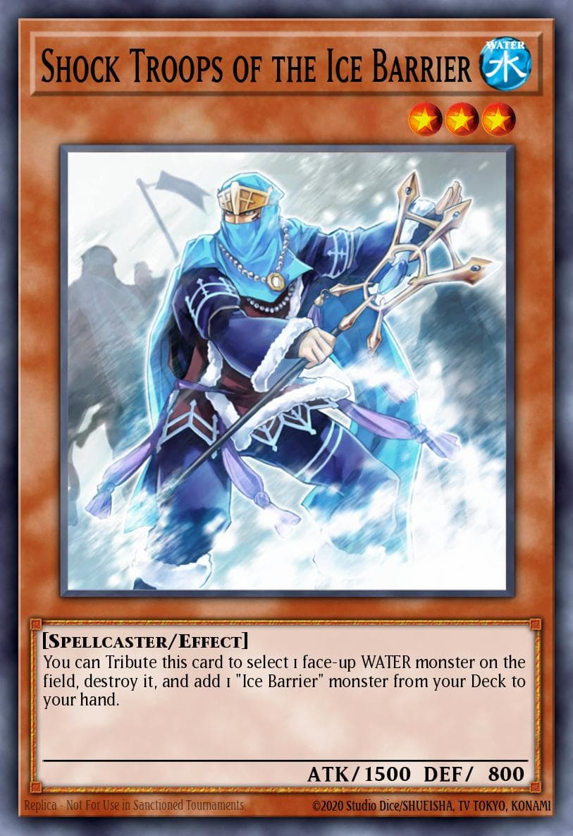 Shock Troops of the Ice Barrier Hidden Arsenal 3 card