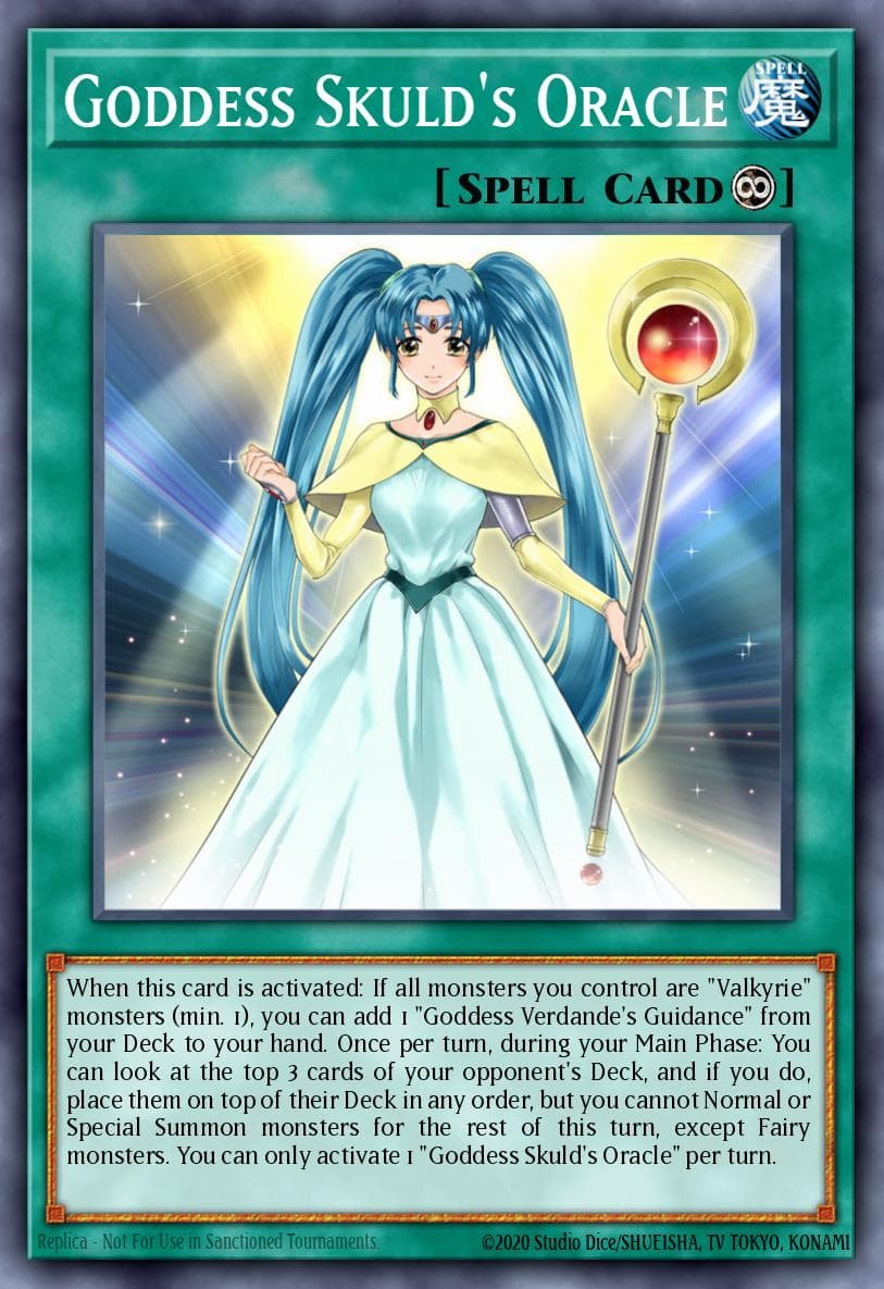 Goddess Skuld's Oracle Shadows in Valhalla card