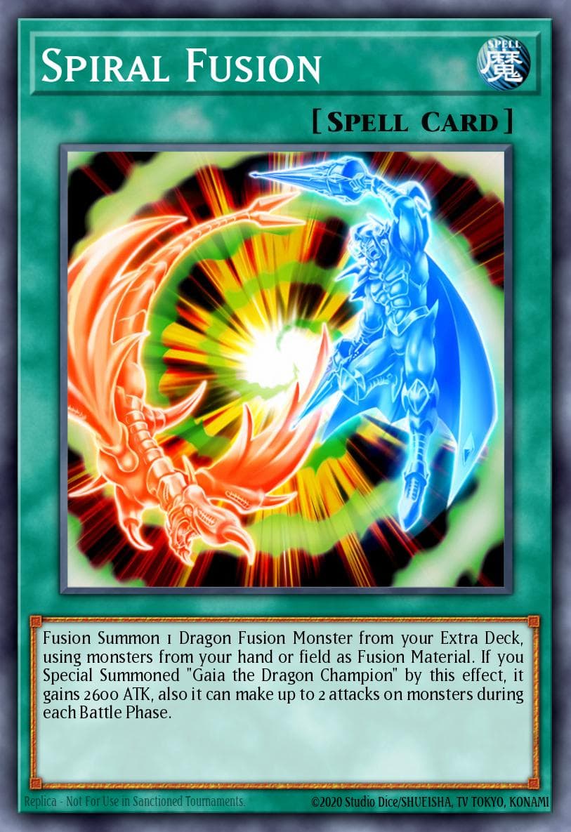 Spiral Fusion Rise of the Duelist Premiere! promotional card card