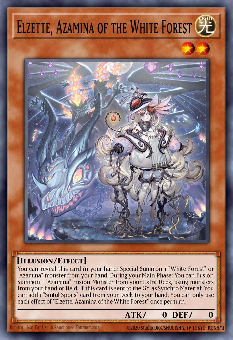 Elzette, Azamina of the White Forest Supreme Darkness card