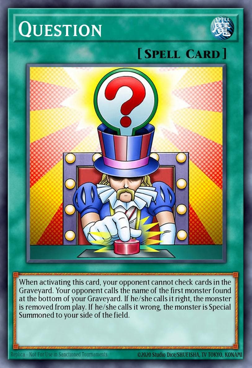 Question Pharaonic Guardian card