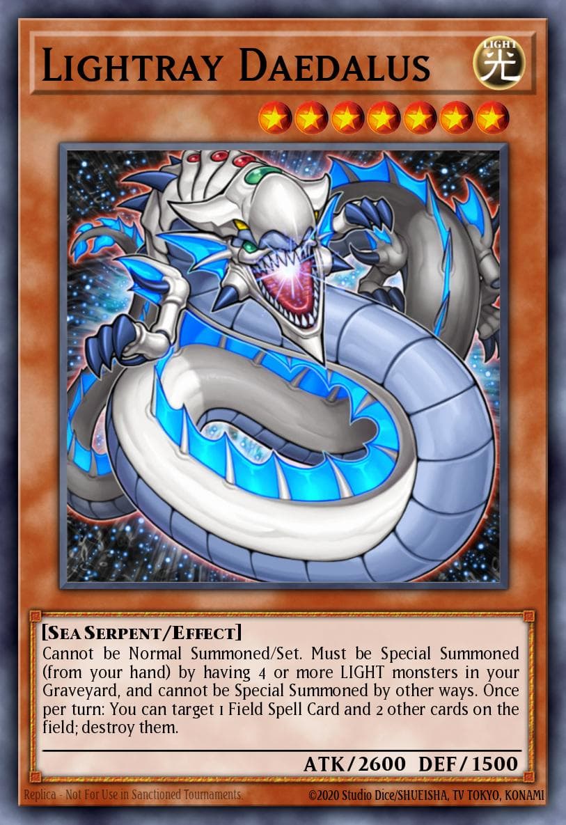 Lightray Daedalus Realm of Light Structure Deck card