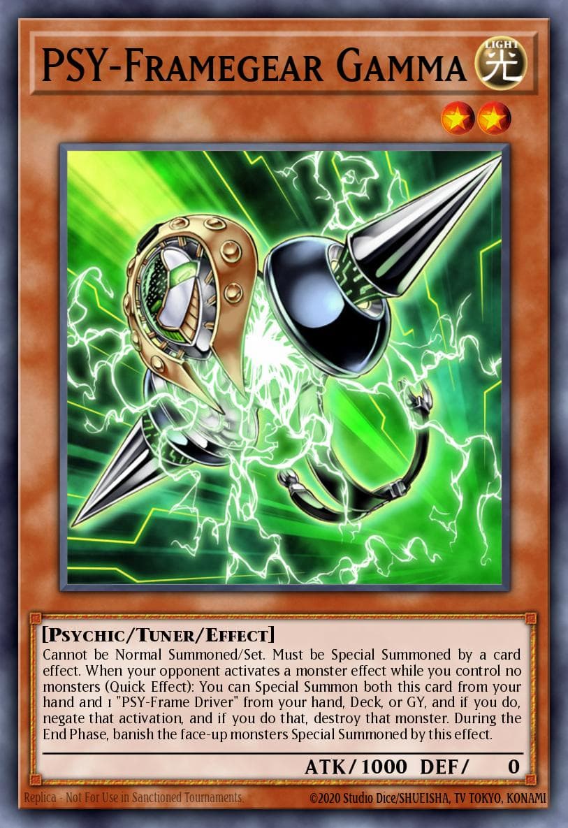 PSY-Framegear Gamma High-Speed Riders card