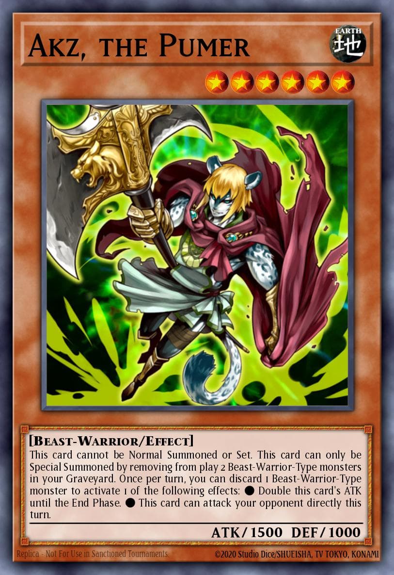 Akz, the Pumer The Shining Darkness Sneak Peek Participation Card card