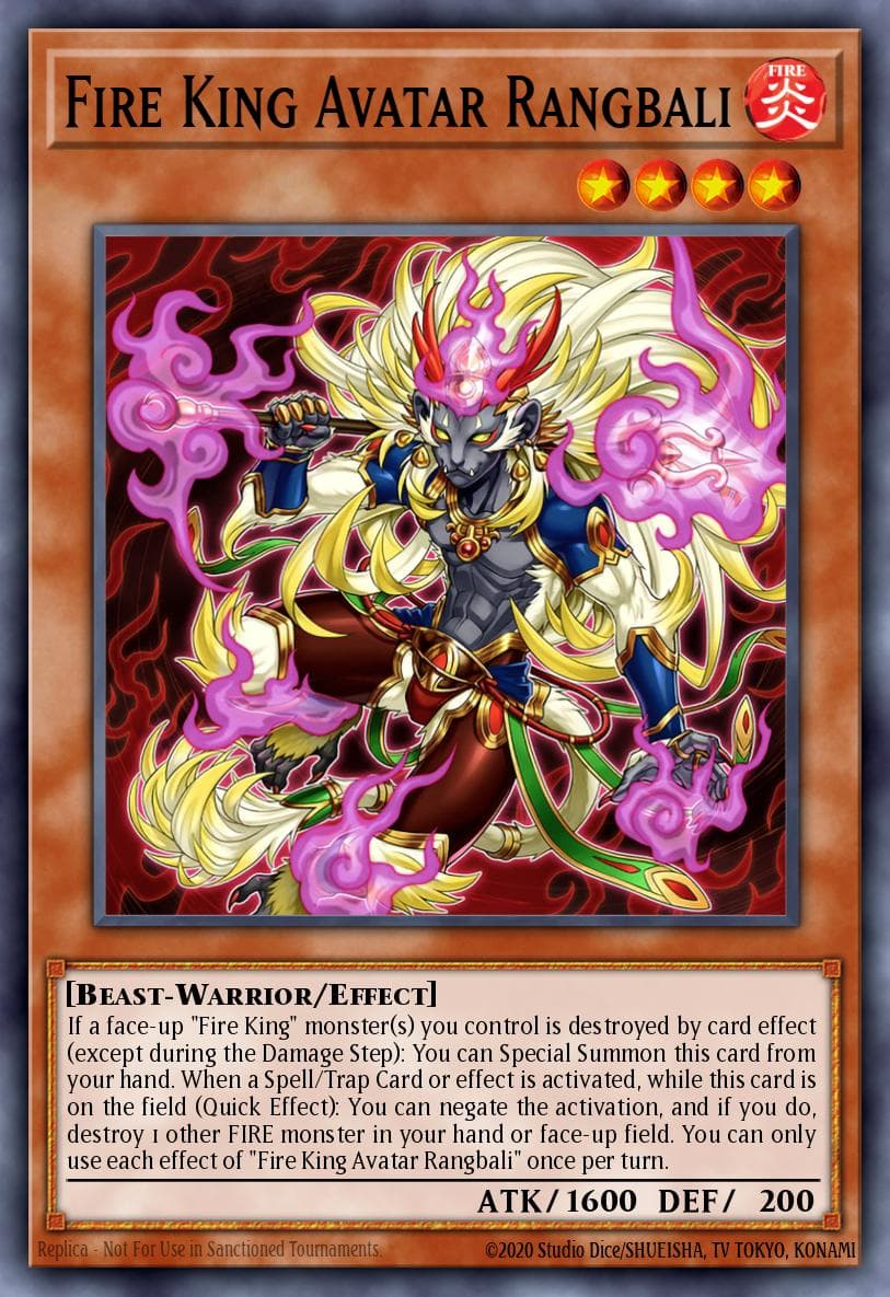 Fire King Avatar Rangbali Structure Deck: Fire Kings card