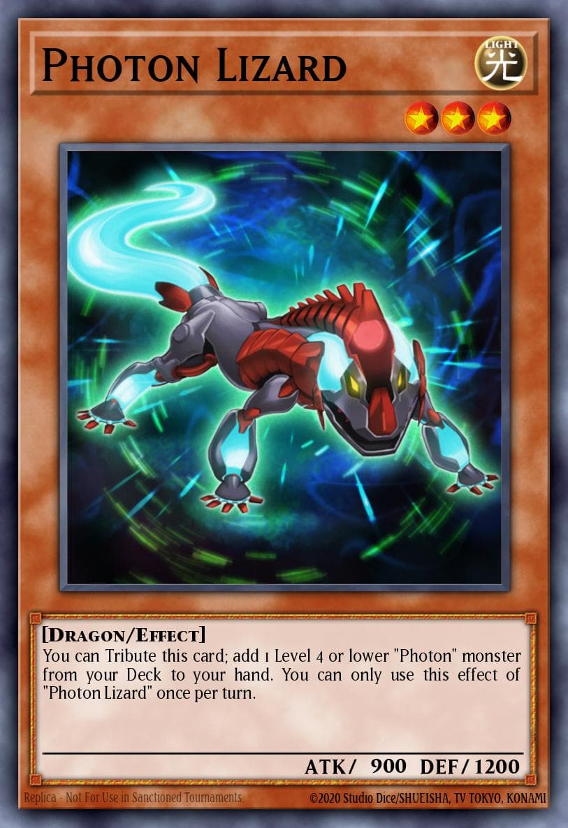 Photon Lizard Number Hunters card