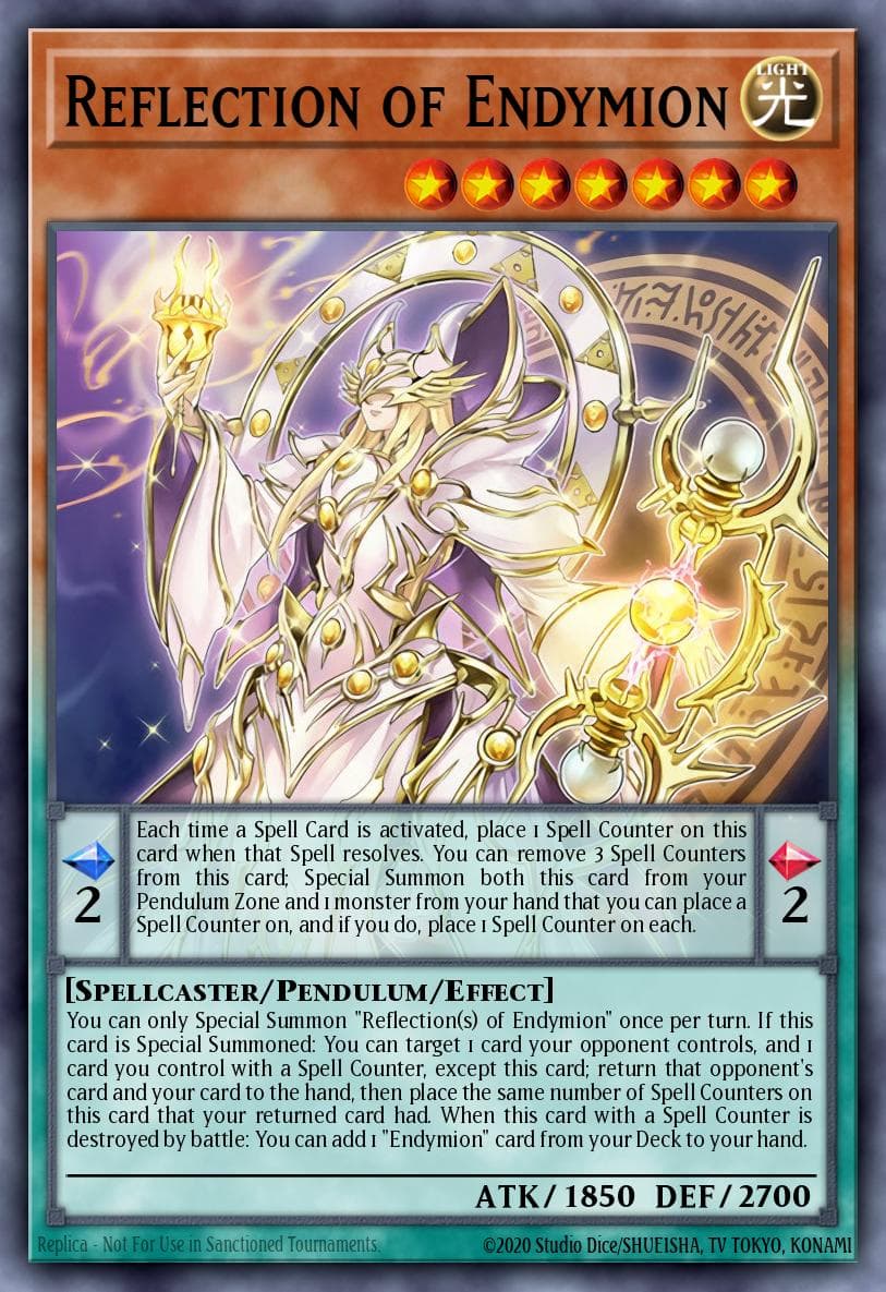 Reflection of Endymion Structure Deck: Order of the Spellcasters card