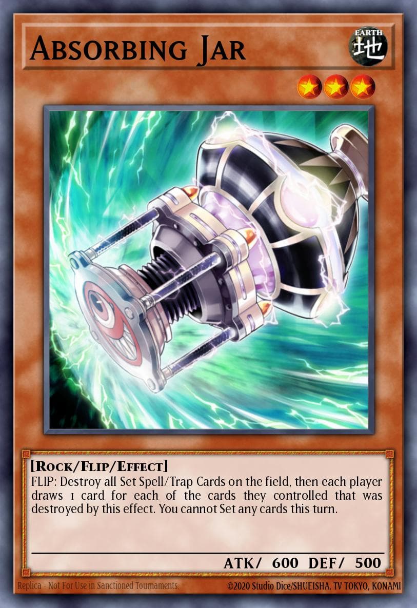 Absorbing Jar Speed Duel: Battle City Box card