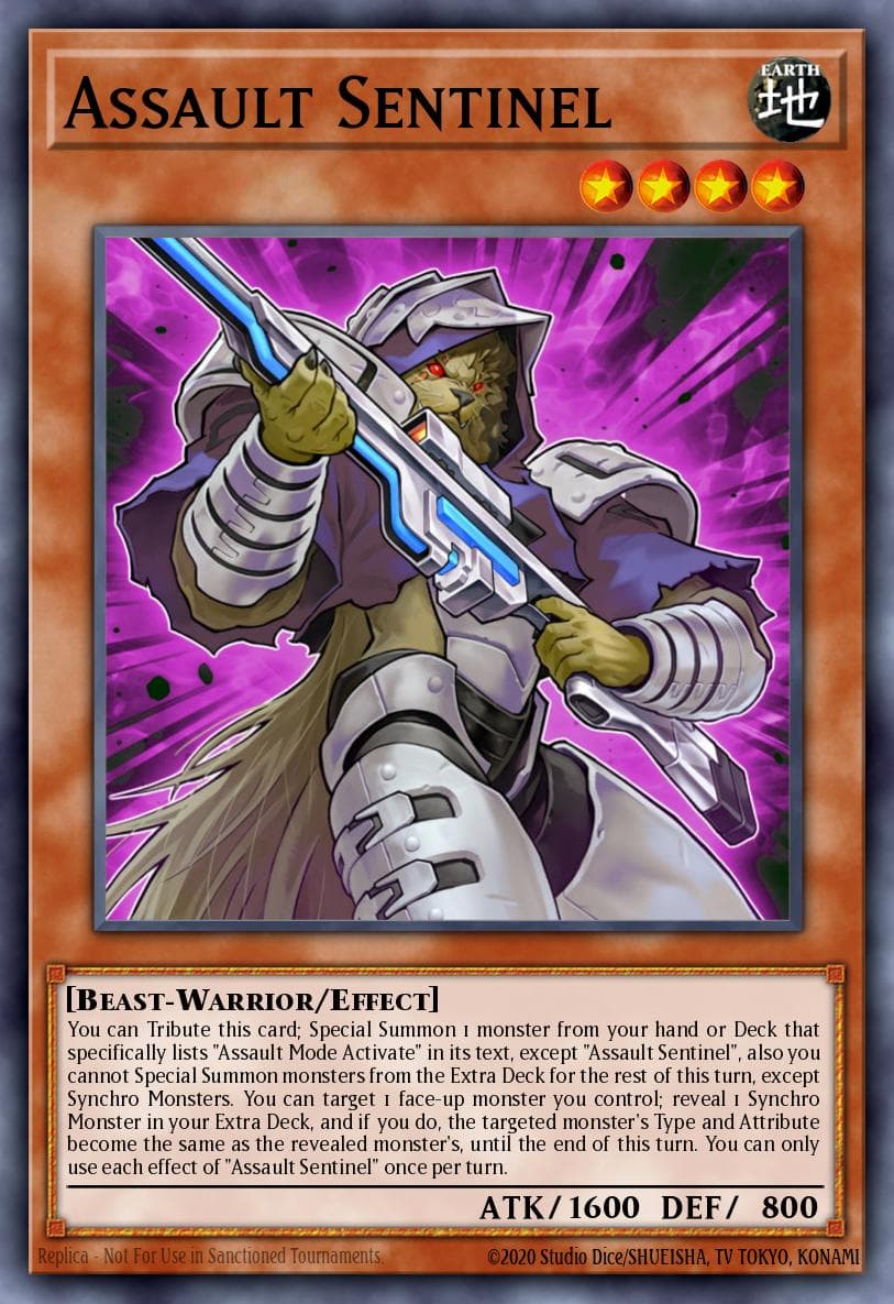Assault Sentinel Dark Neostorm Special Edition card