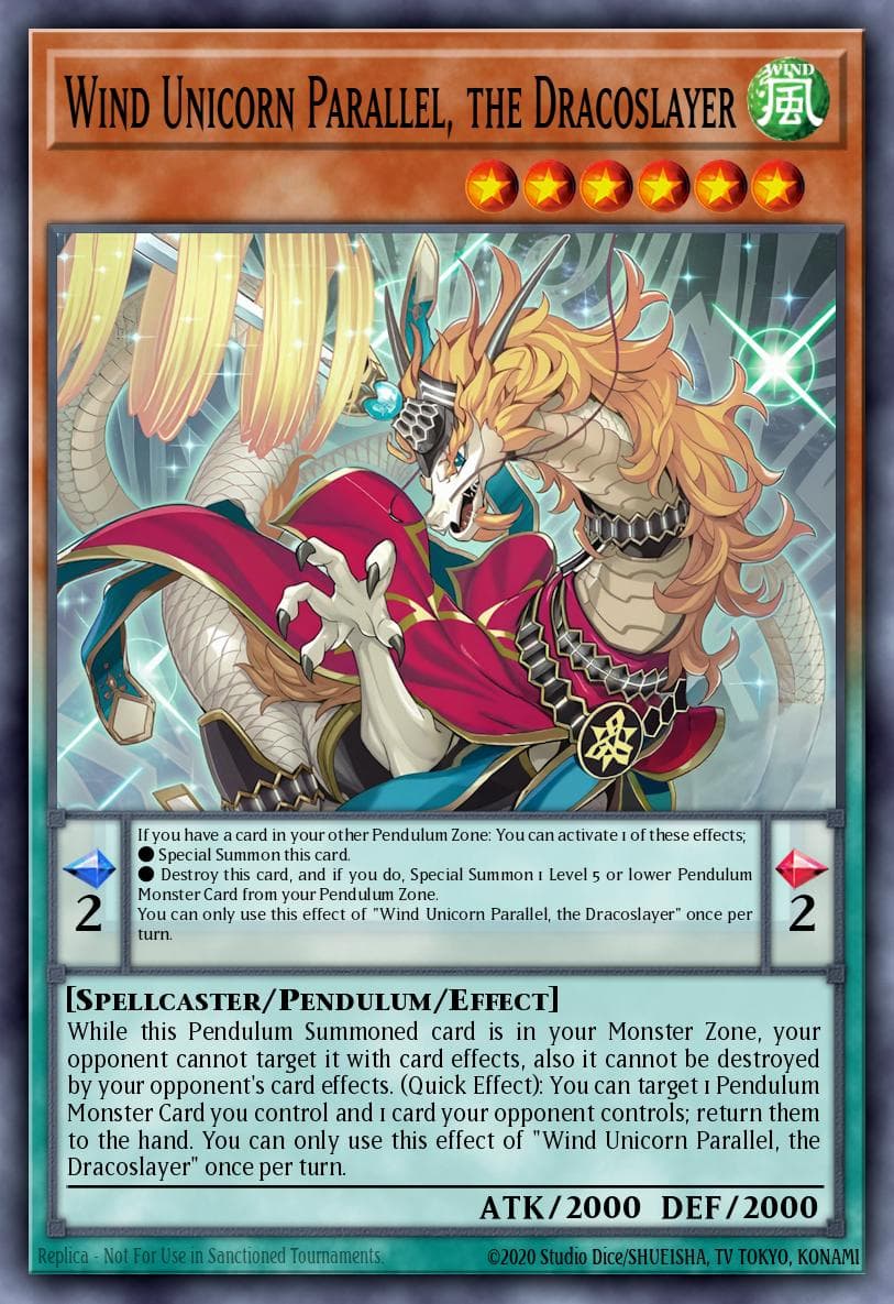 龙剑士 乘风独角麒麟 别型 遊戲王 card