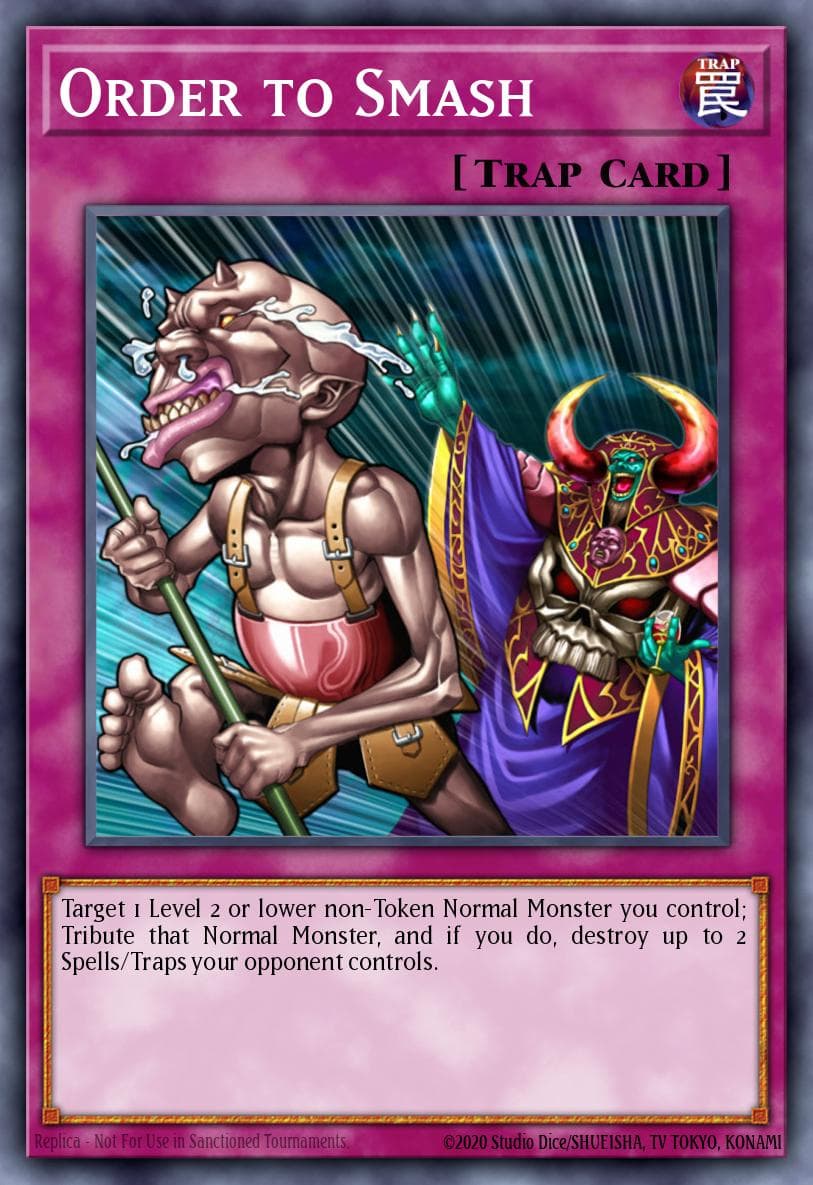 Order to Smash Ancient Sanctuary card