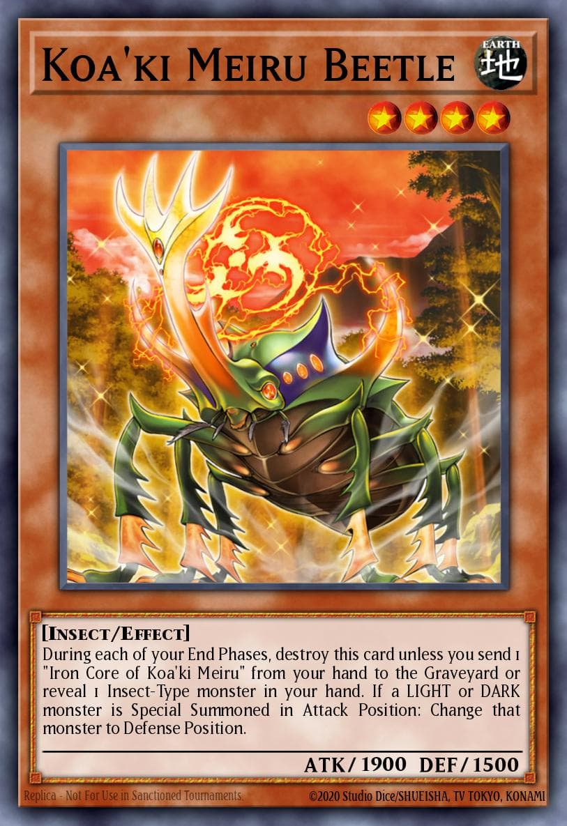 Koa'ki Meiru Beetle Stardust Overdrive: Special Edition card