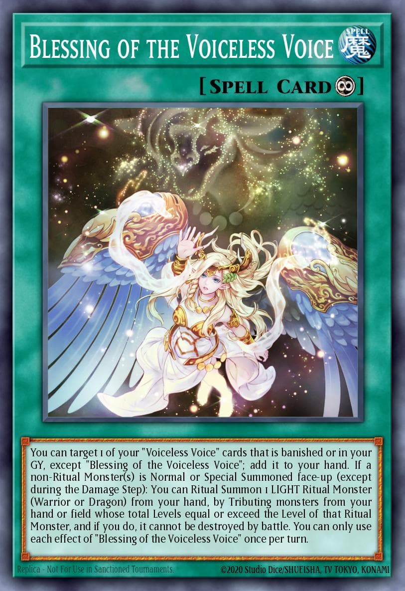Blessing of the Voiceless Voice Legacy of Destruction card