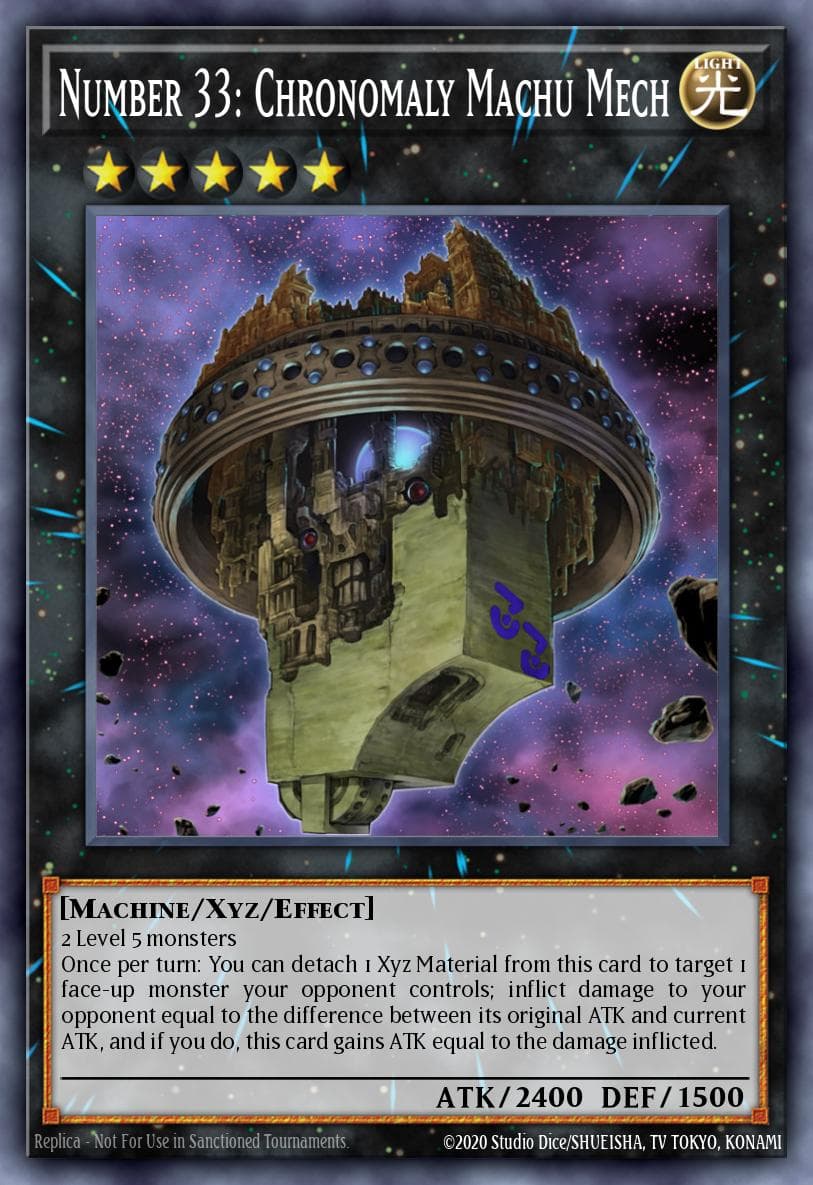 Number 33: Chronomaly Machu Mech Return of the Duelist: Special Edition card