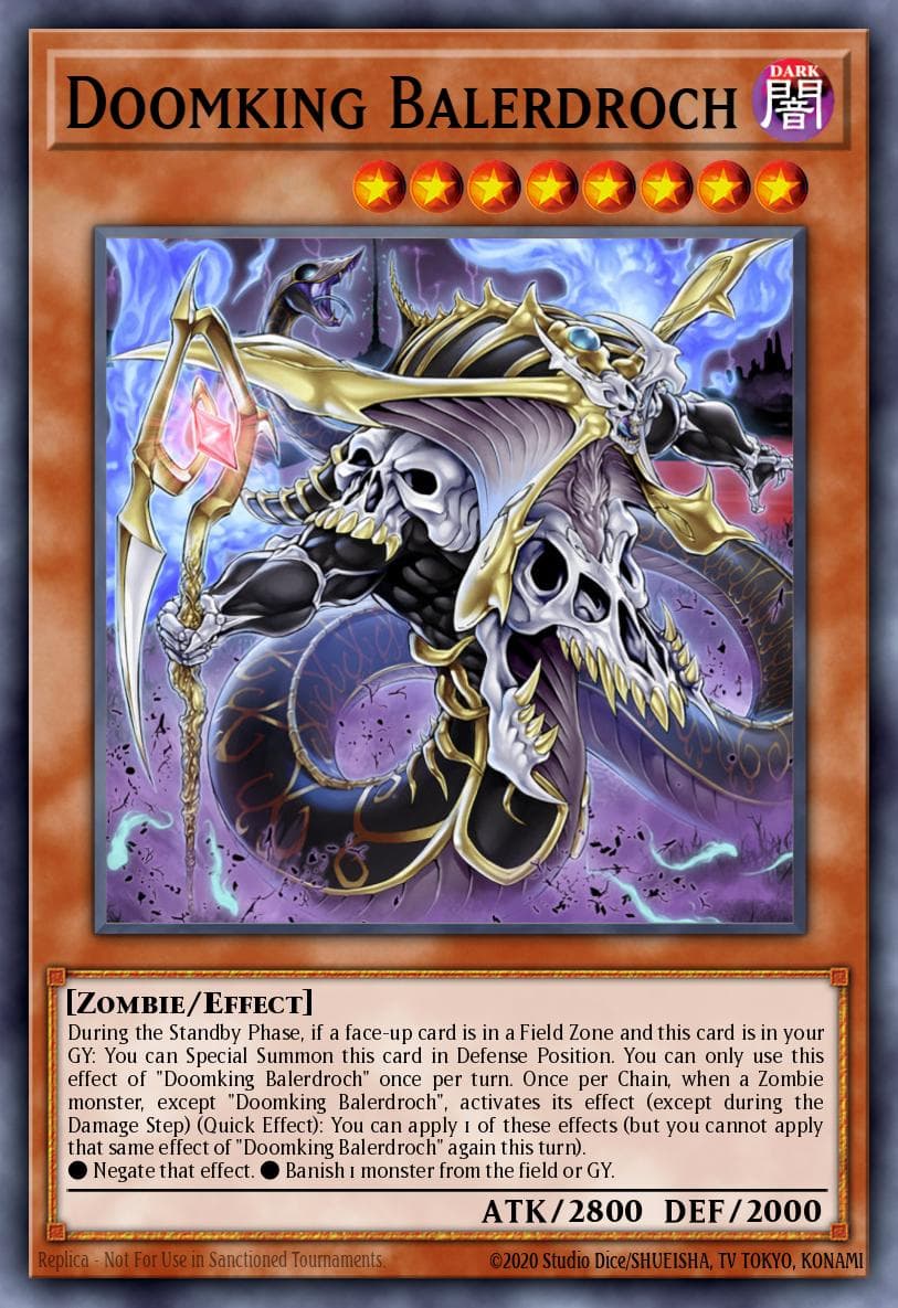 Doomking Balerdroch Structure Deck: Zombie Horde card