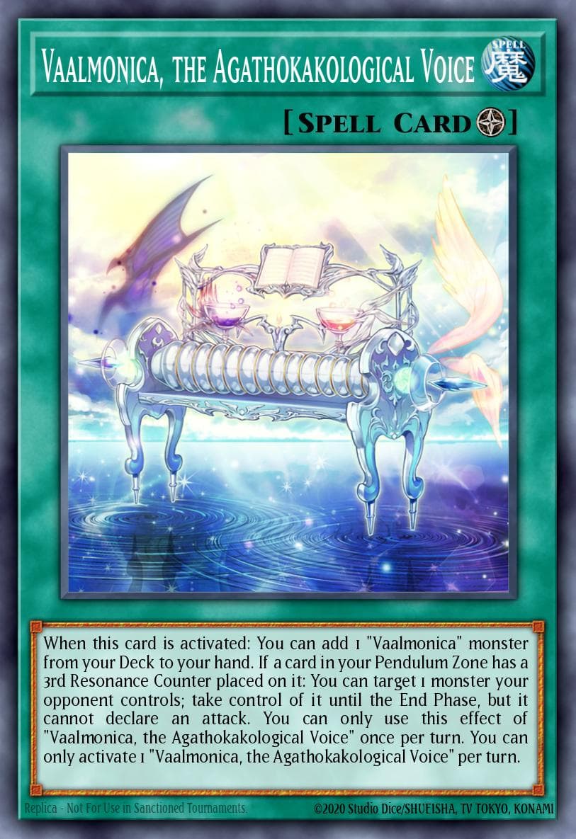 Vaalmonica, the Agathokakological Voice Valiant Smashers card