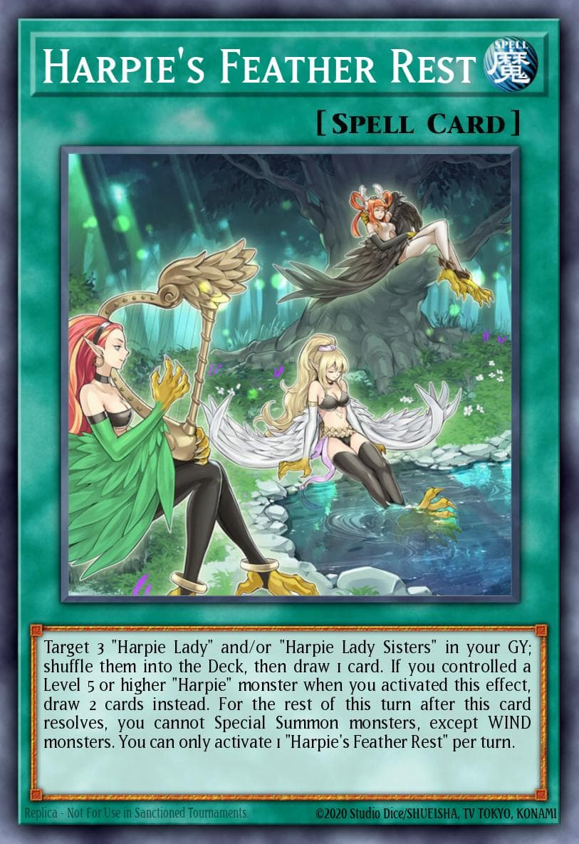 Harpie's Feather Rest Legendary Duelists: Season 2 card