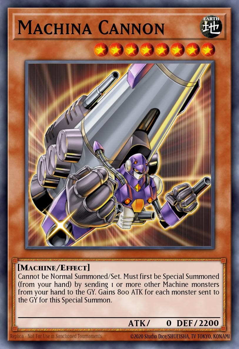 Machina Cannon Premium Collection Tin card