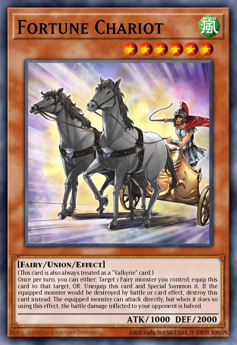 Fortune Chariot 遊戲王 card