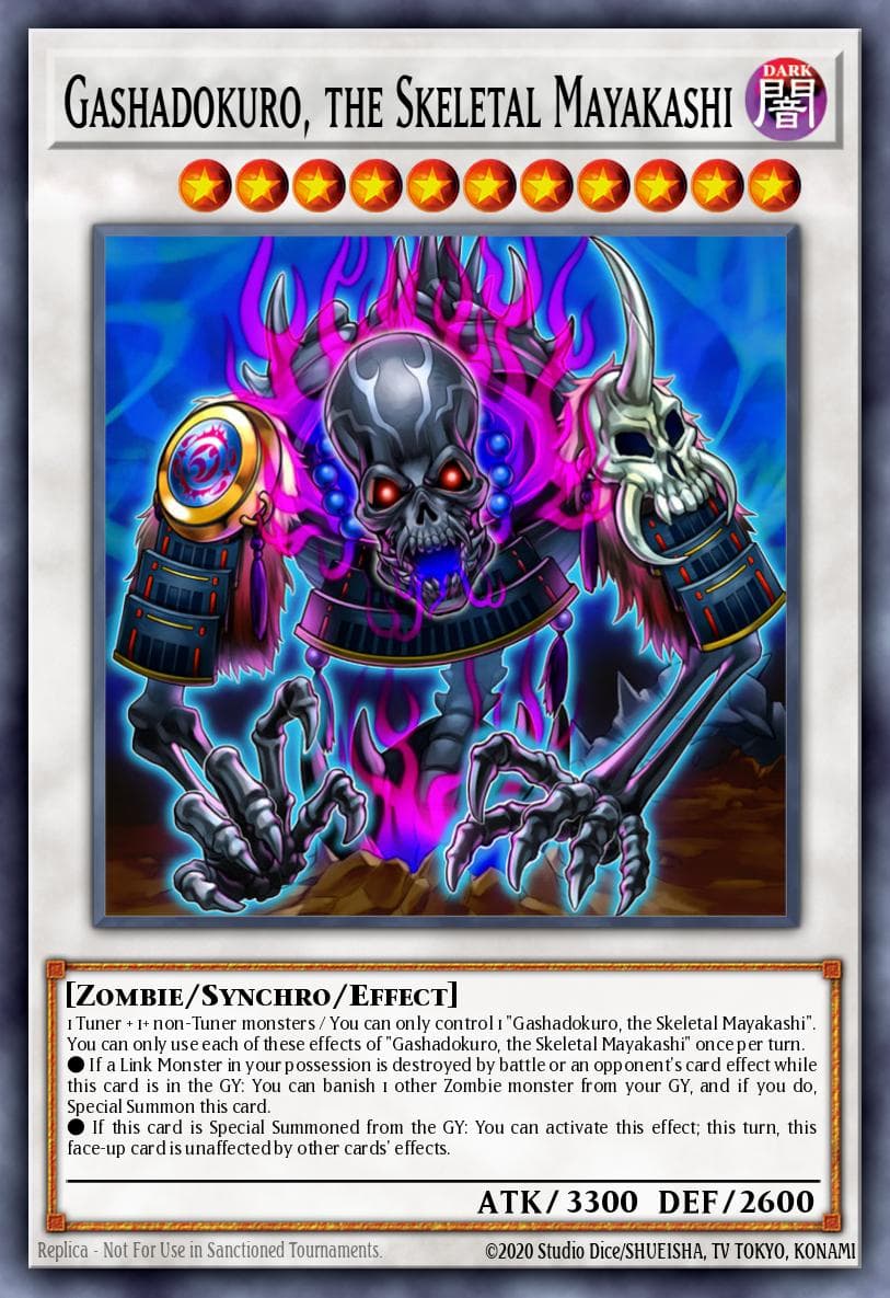 Gashadokuro, the Skeletal Mayakashi Hidden Summoners card