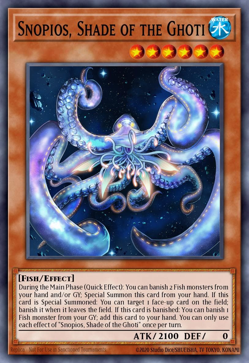 Snopios, Shade of the Ghoti Darkwing Blast card
