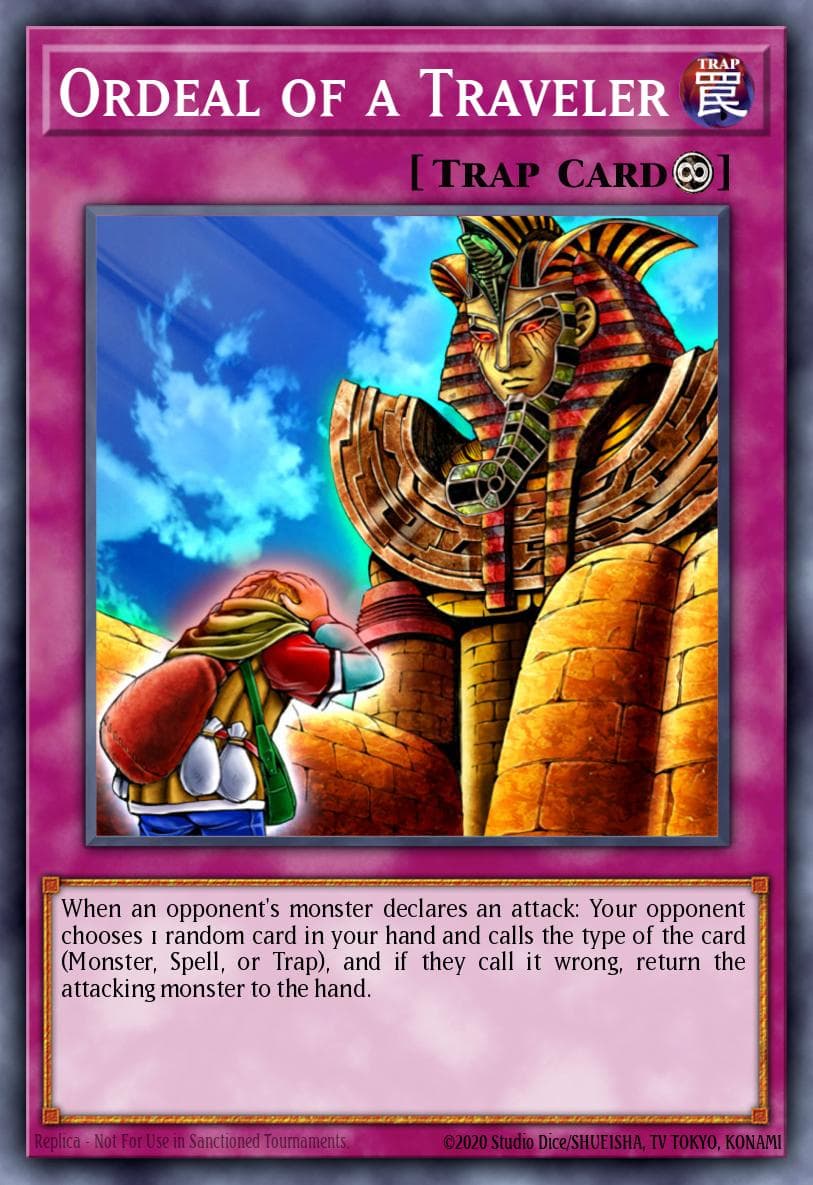 Ordeal of a Traveler DB card