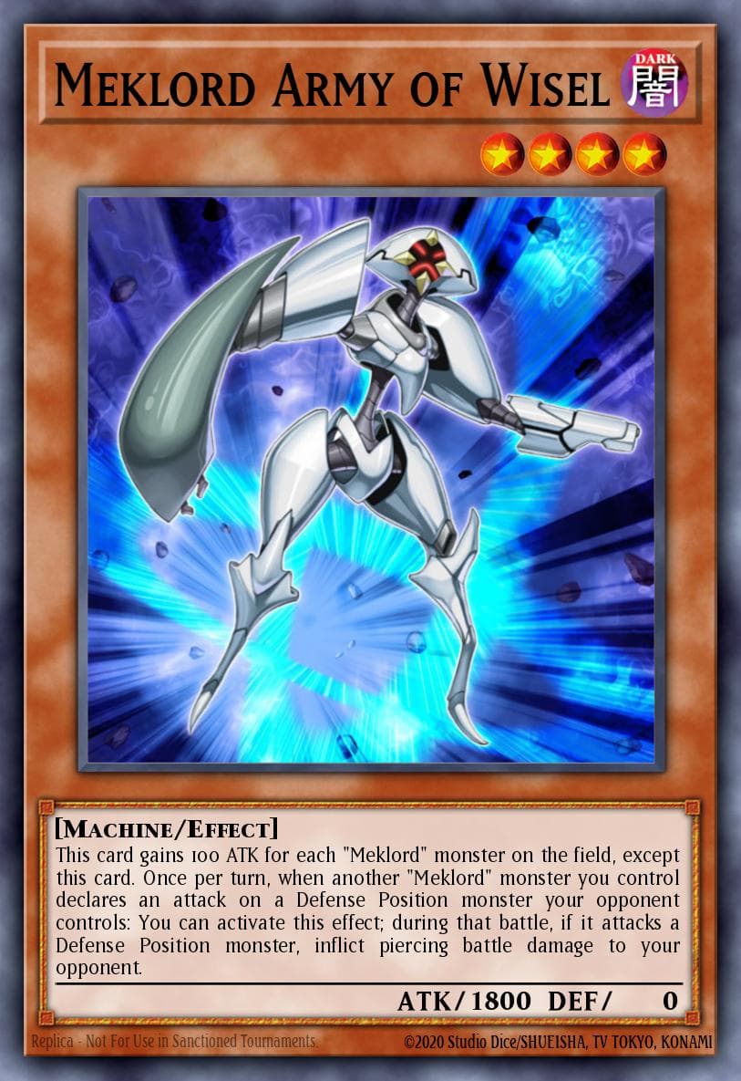 Meklord Army of Wisel Legendary Duelists: Rage of Ra card