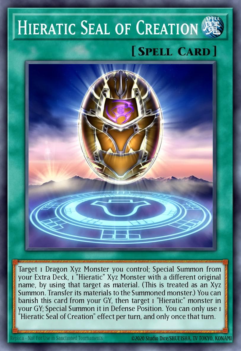 Hieratic Seal of Creation Ghosts From the Past card