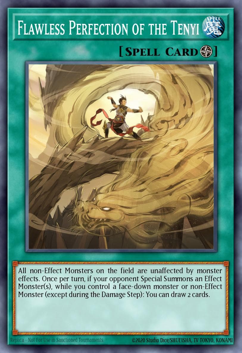 Flawless Perfection of the Tenyi 2020 Tin of Lost Memories Mega Pack card