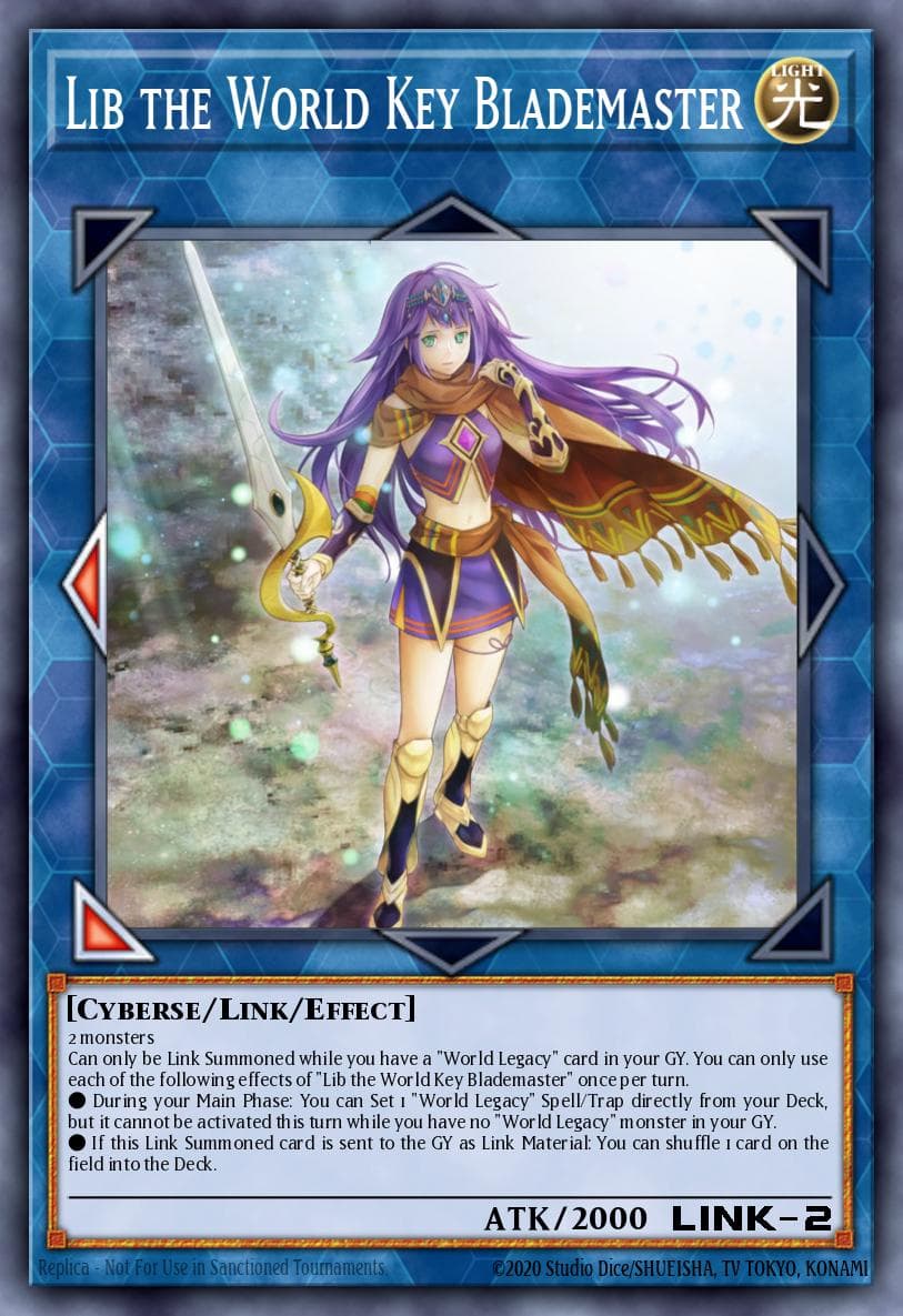 Lib the World Key Blademaster Duel Overload card