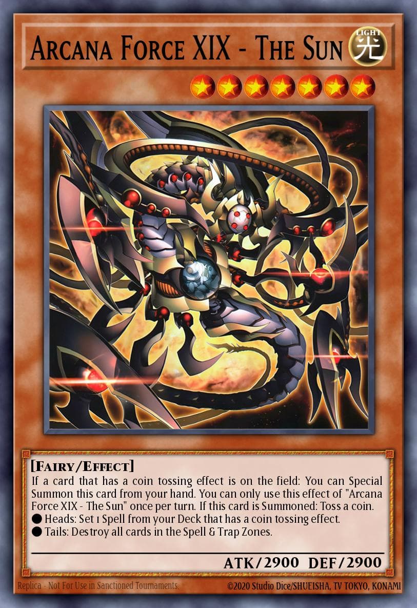 Arcana Force XIX - The Sun Supreme Darkness card
