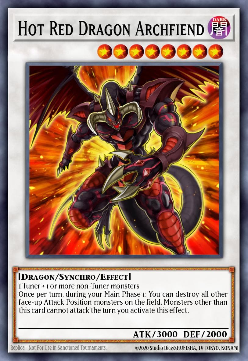 Hot Red Dragon Archfiend High-Speed Riders card