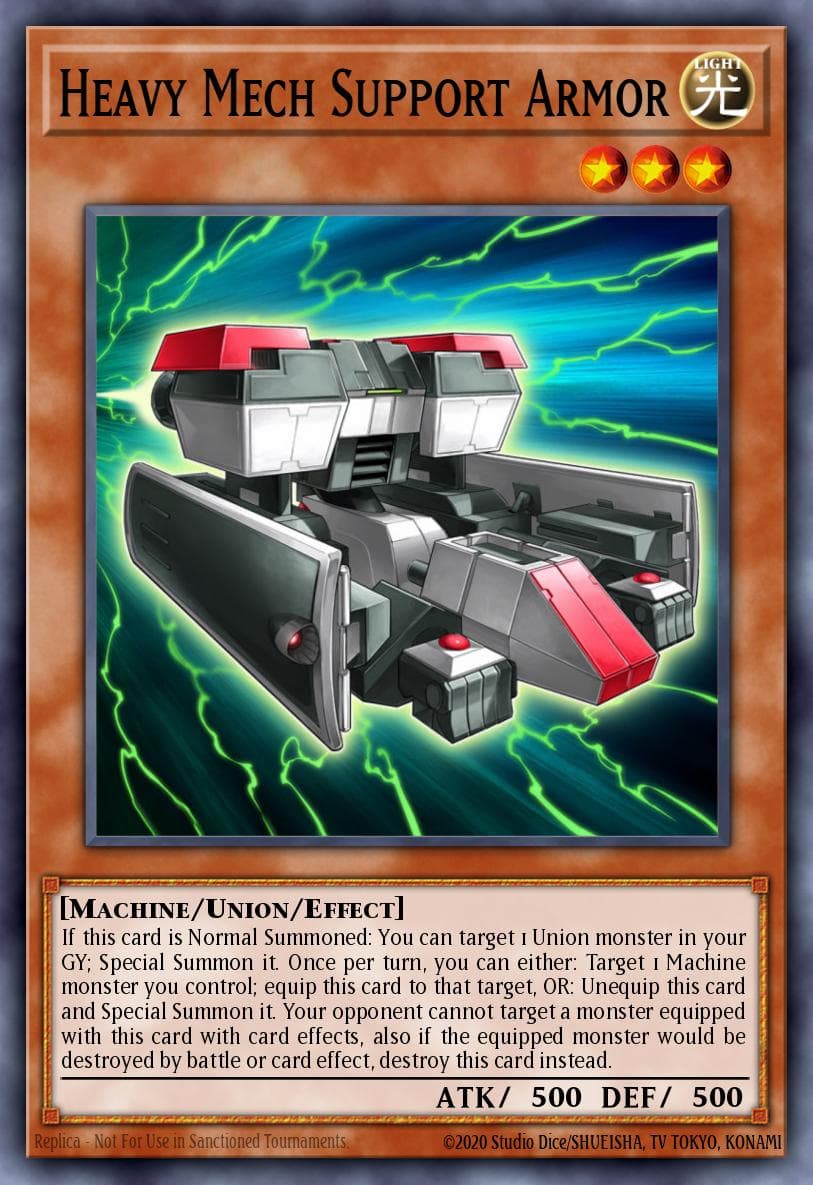 Heavy Mech Support Armor Legendary Collection Kaiba Mega Pack card