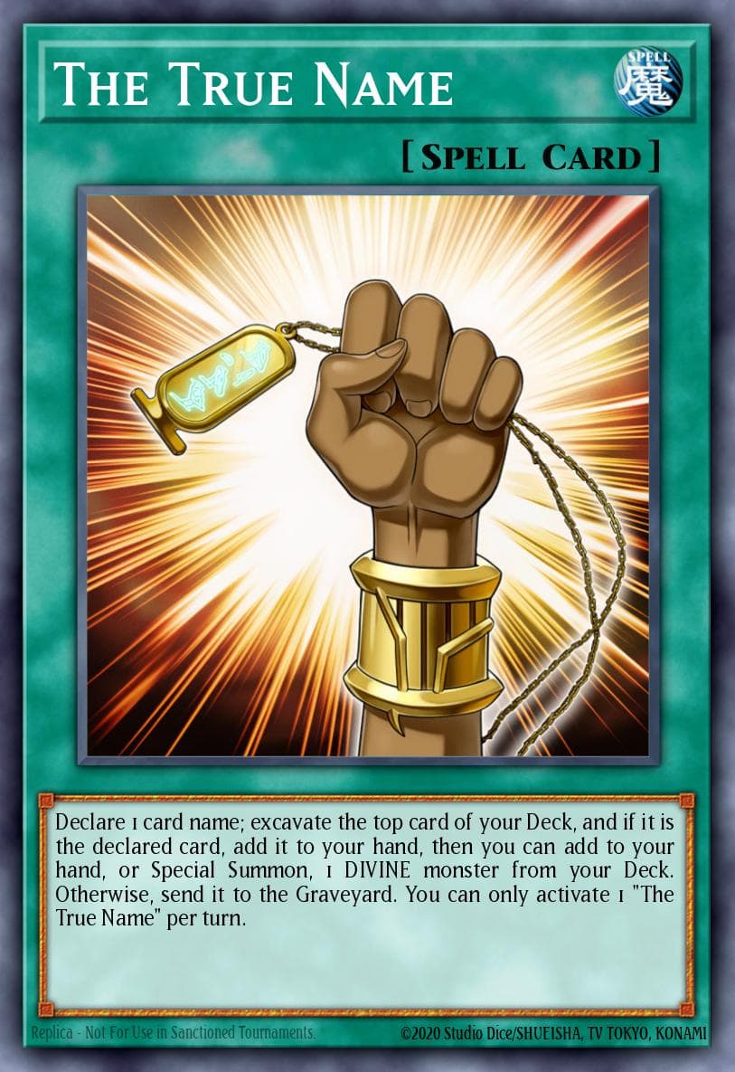 The True Name Legendary Duelists: Rage of Ra card