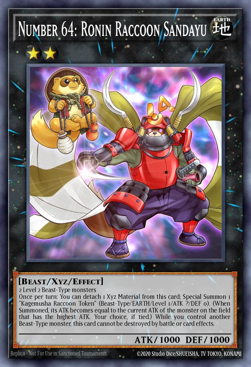 Number 64: Ronin Raccoon Sandayu 2014 Mega-Tin Mega Pack card