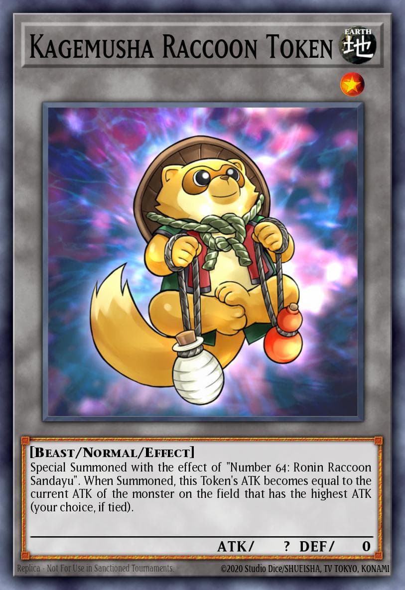 影武者狸衍生物 游戏王 card