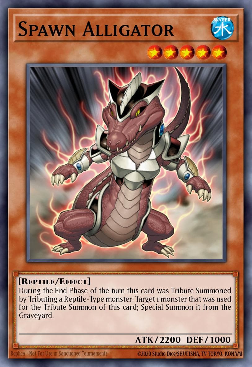 Spawn Alligator Legendary Collection 2: The Duel Academy Years card
