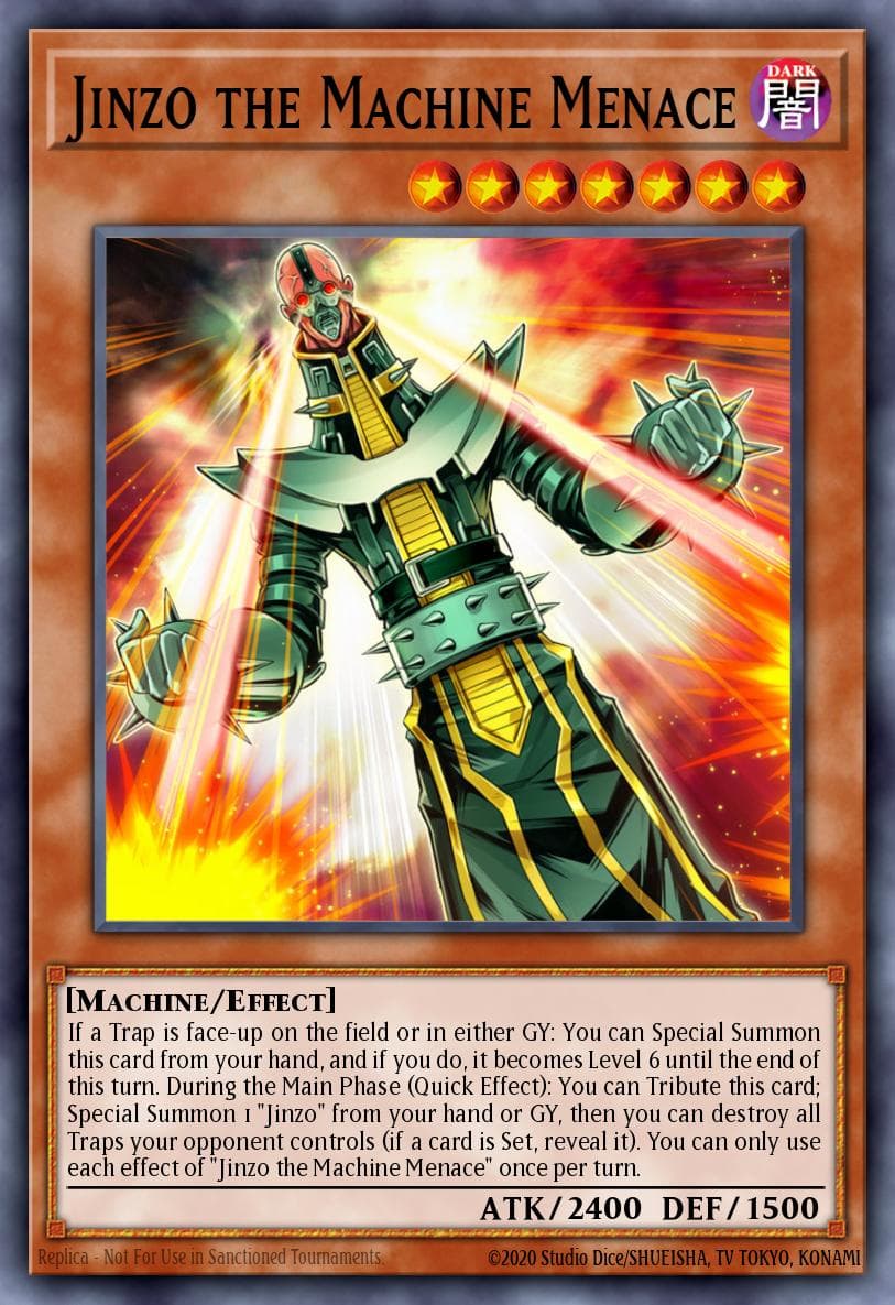 Jinzo the Machine Menace Legendary Duelists: Rage of Ra card