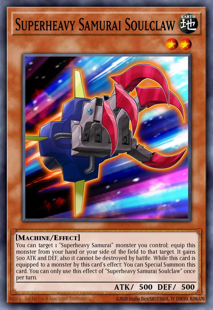 Superheavy Samurai Soulclaw Dimension of Chaos: Special Edition card