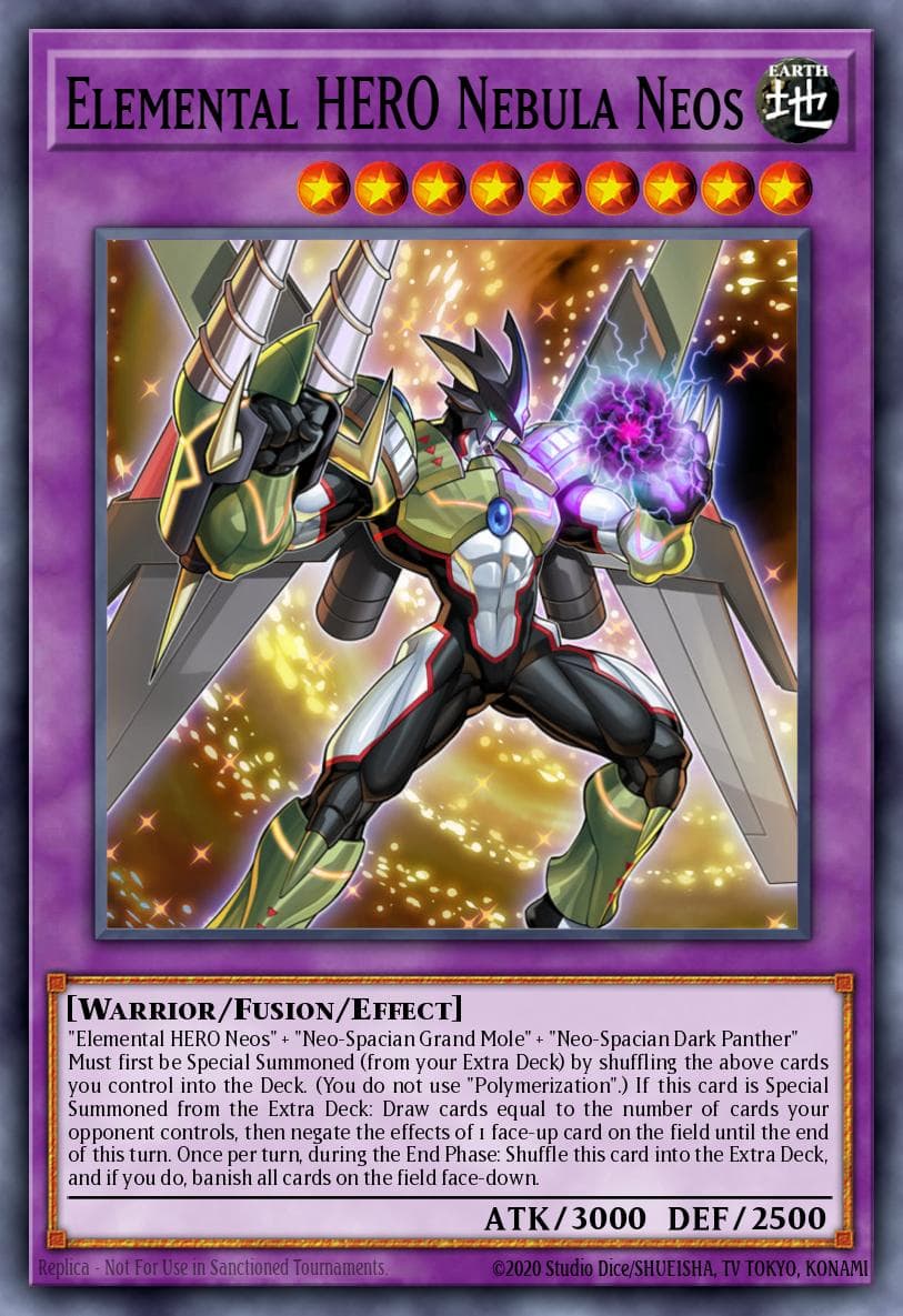 Elemental HERO Nebula Neos 2018 Mega-Tins card