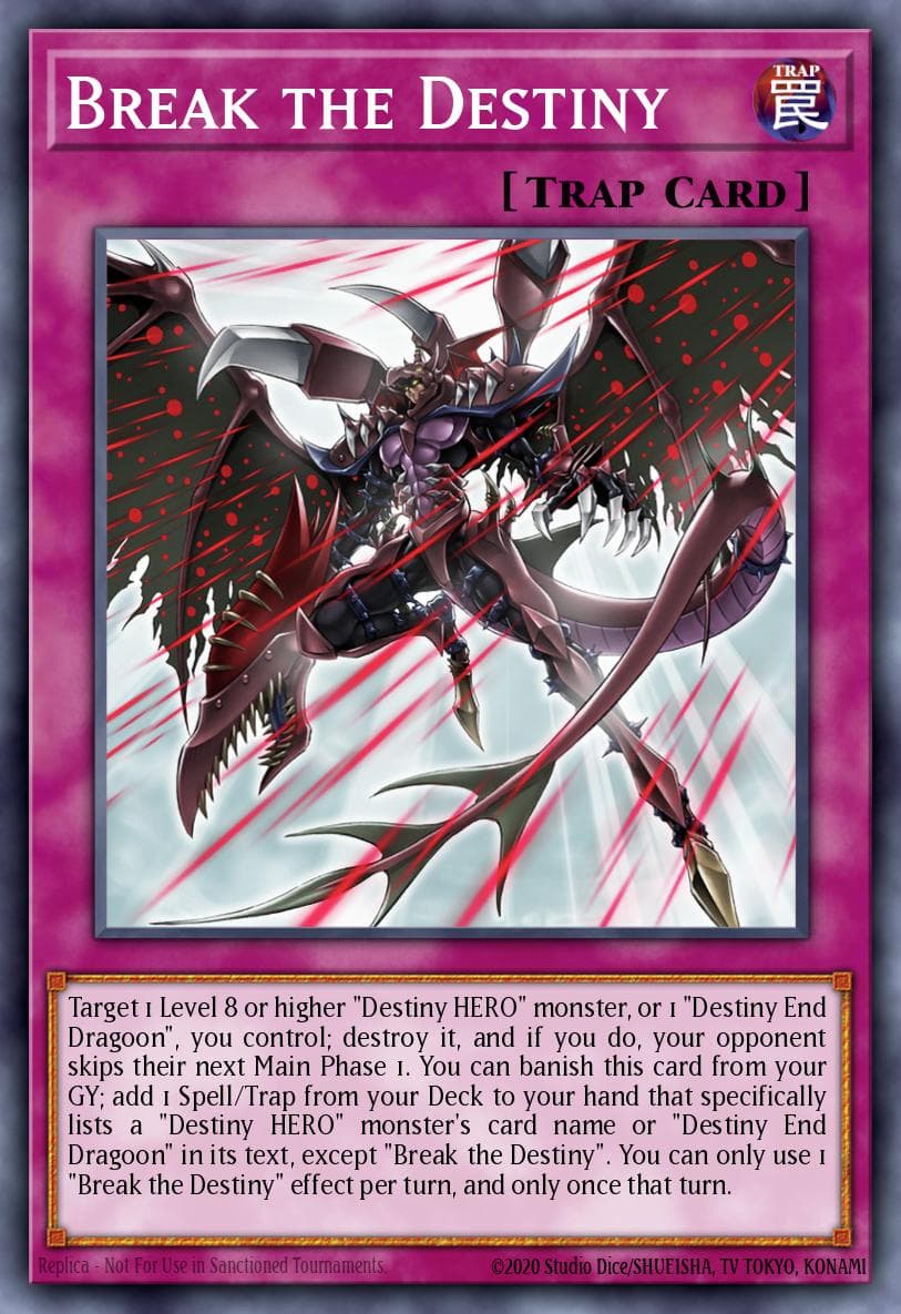 Break the Destiny Burst of Destiny card
