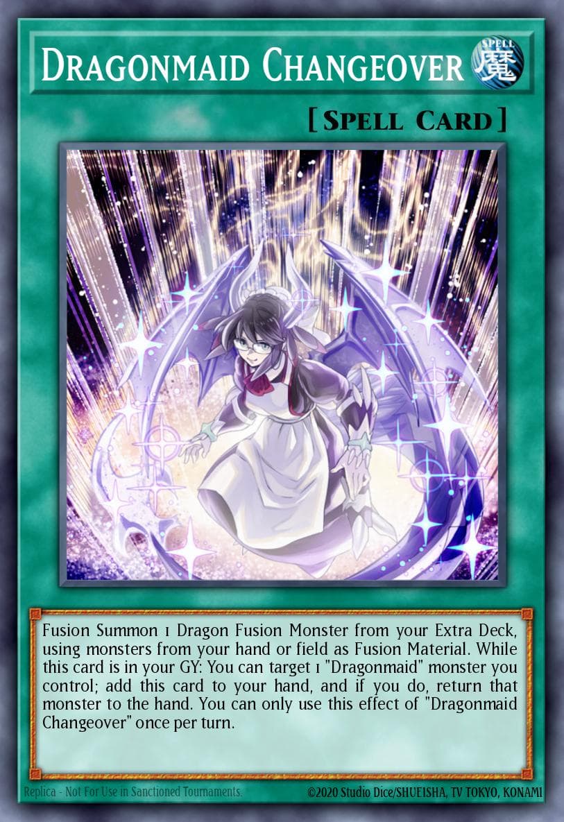 Dragonmaid Changeover Mystic Fighters card