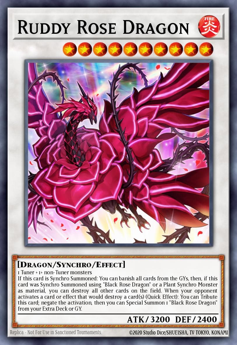 Ruddy Rose Dragon 2022 Tin of the Pharaoh's Gods card
