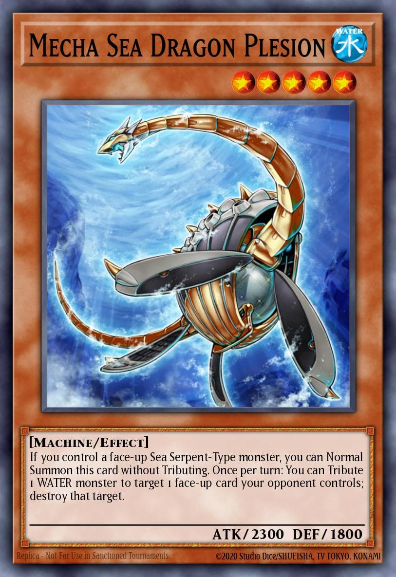 Mecha Sea Dragon Plesion Abyss Rising: Special Edition card