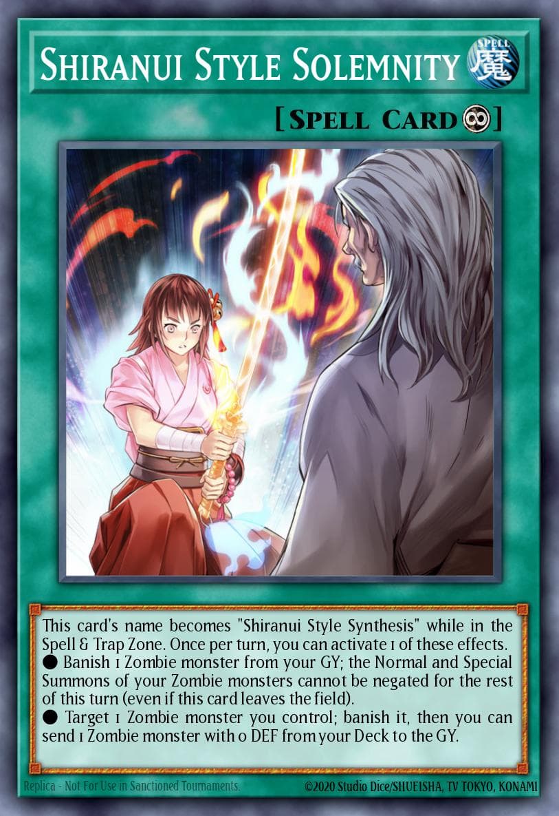 Shiranui Style Solemnity Savage Strike Special Edition card