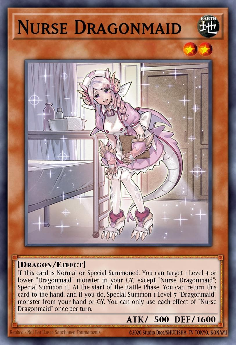 Nurse Dragonmaid Mystic Fighters card