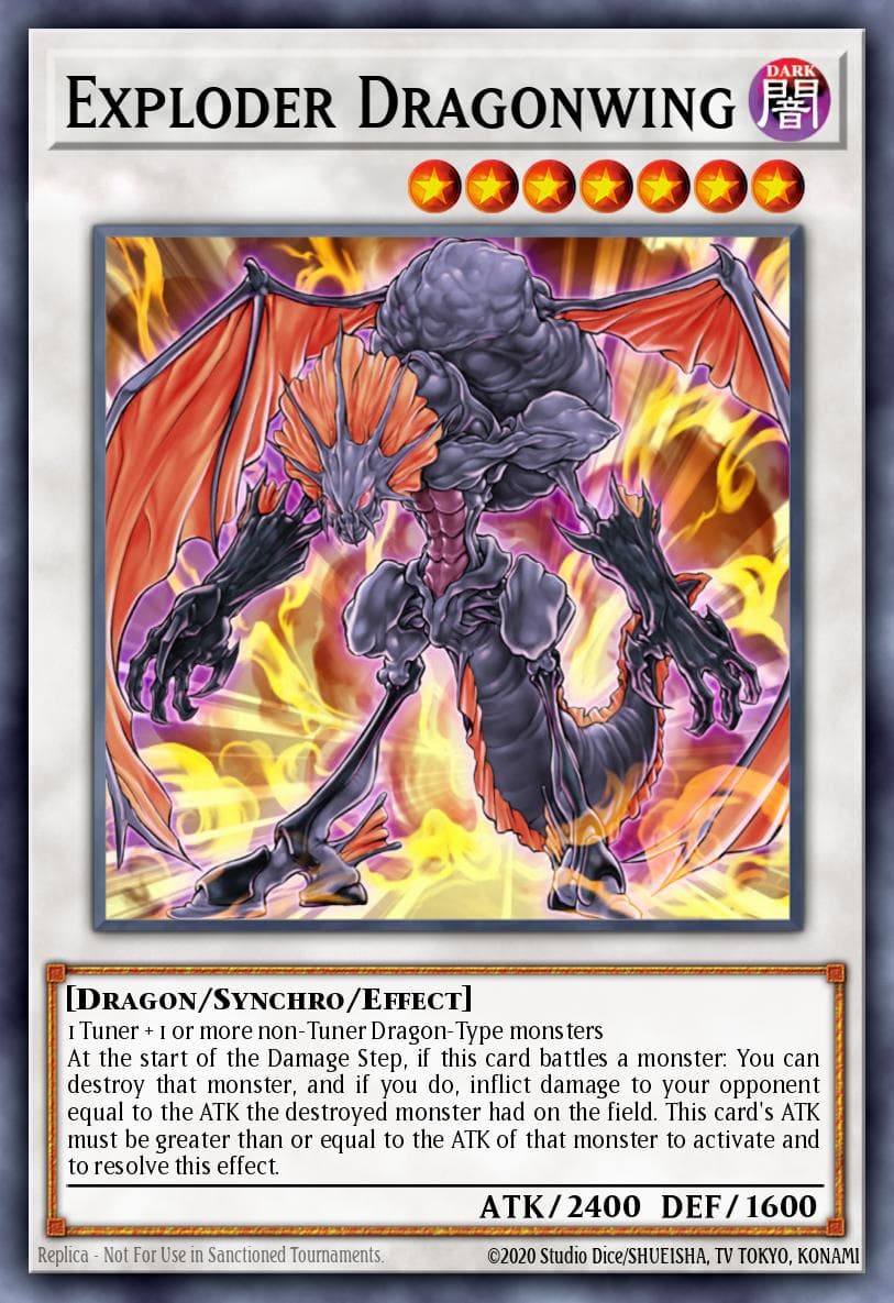 Exploder Dragonwing Legendary Collection 5D's Mega Pack card