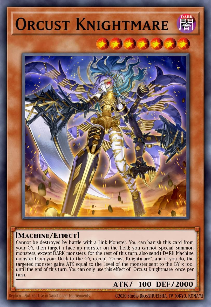 Orcust Knightmare Battles of Legend: Monster Mayhem card