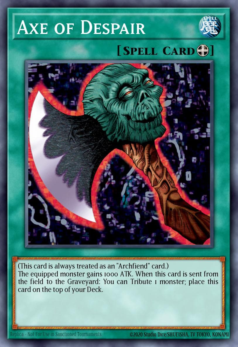 Axe of Despair Starter Deck: Yugi Evolution card